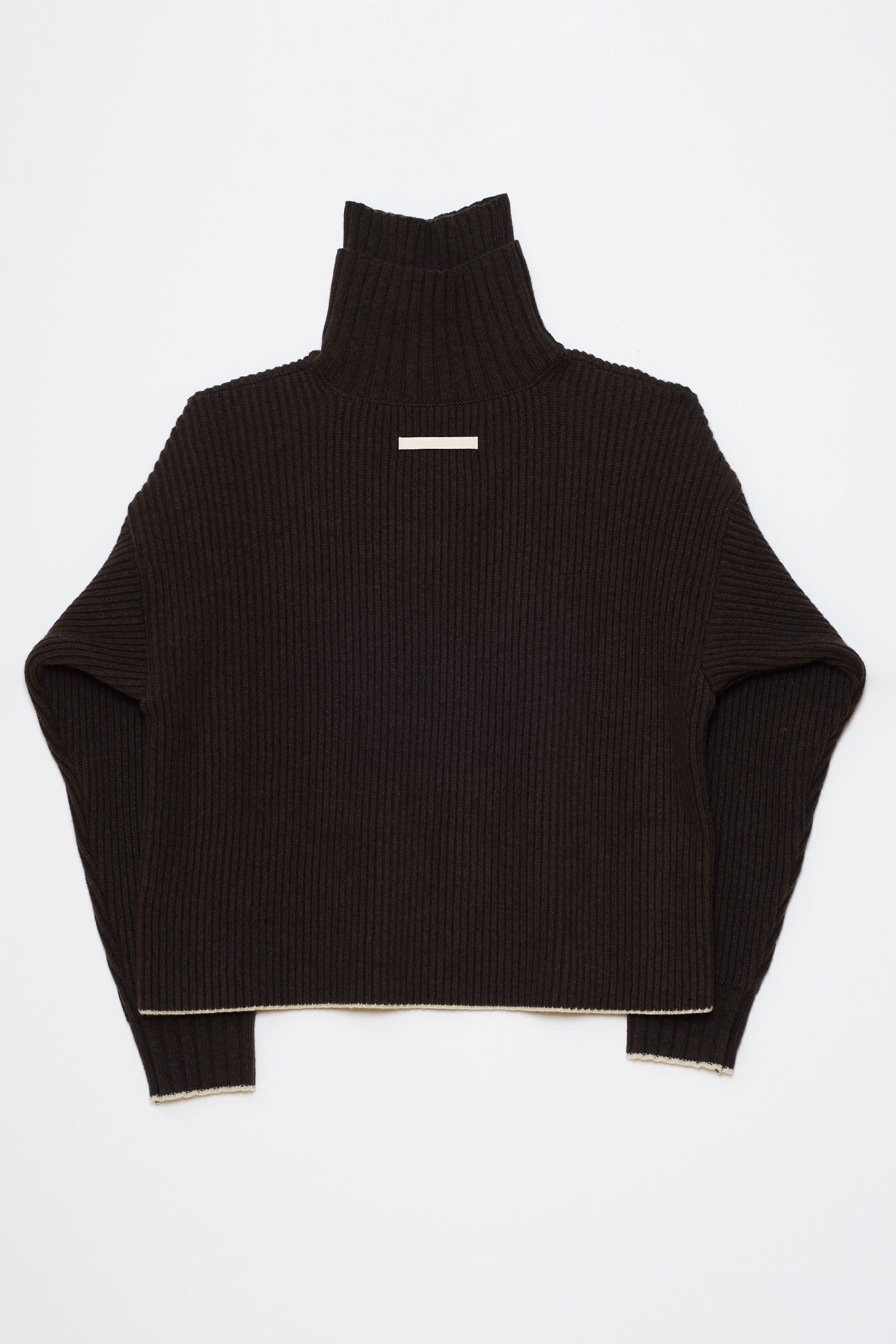 ROLL NECK WOOL SWEATER