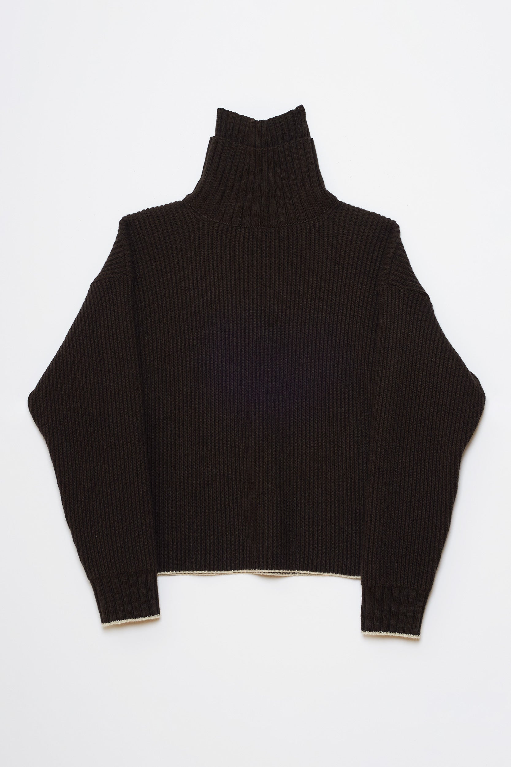 ROLL NECK WOOL SWEATER