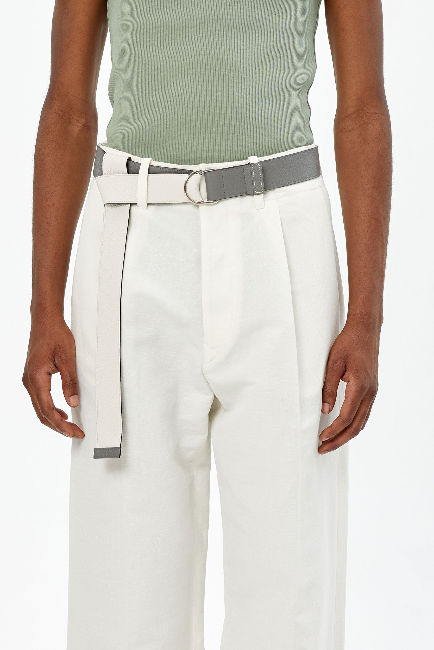 DOUBLE-FACE LEATHER BELT - UNIFORME