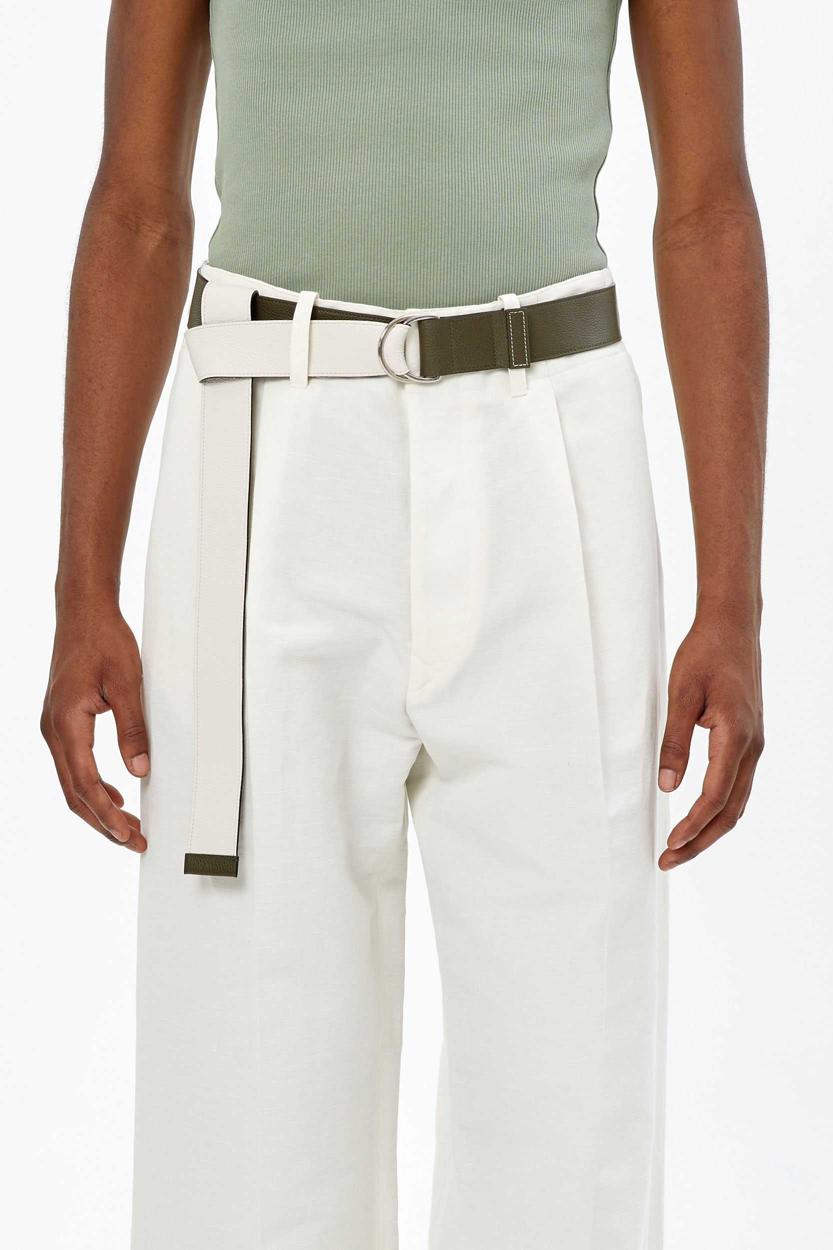 DOUBLE-FACE LEATHER BELT - UNIFORME