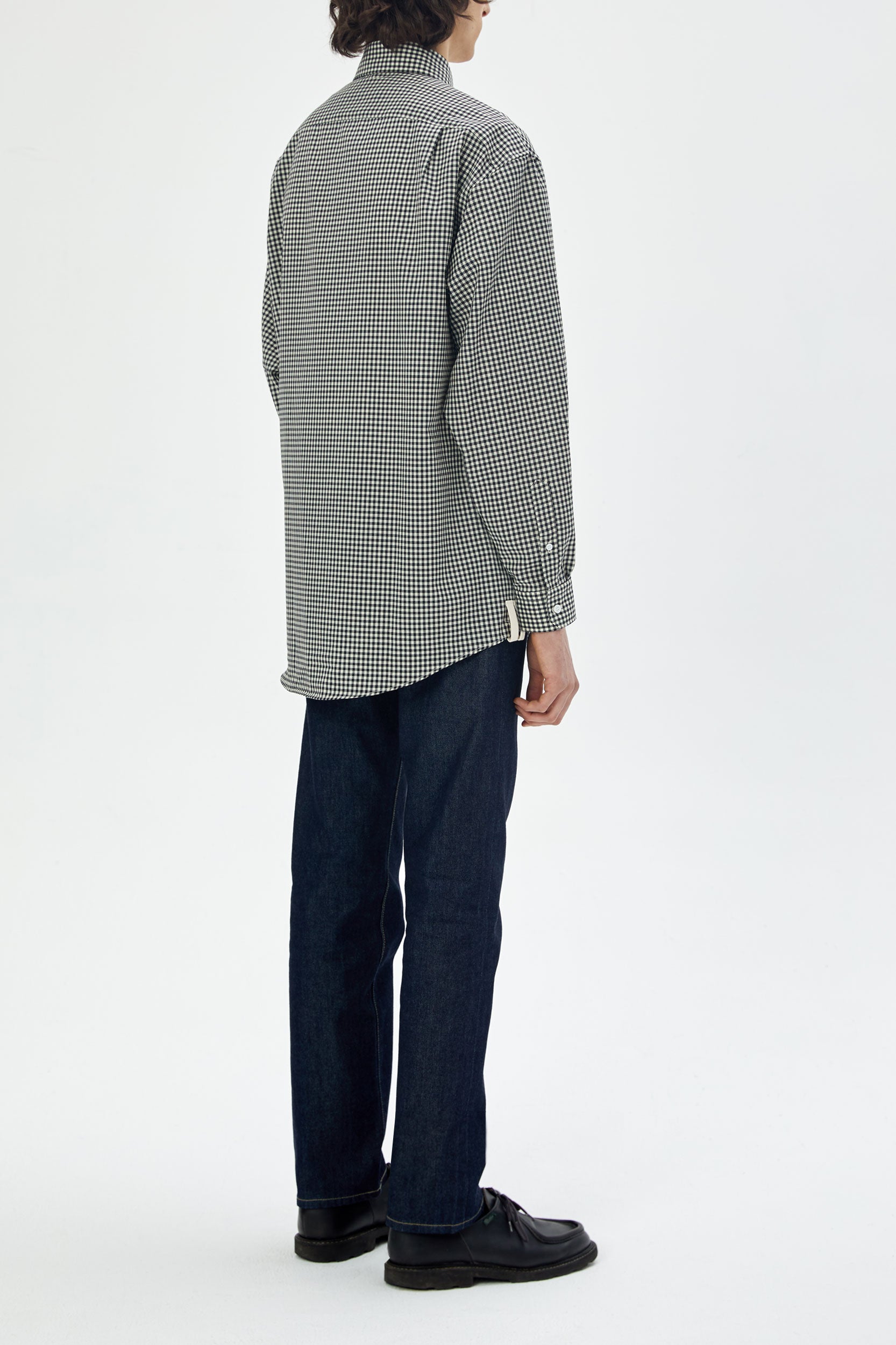 Gingham wool oversize shirt - UNIFORME