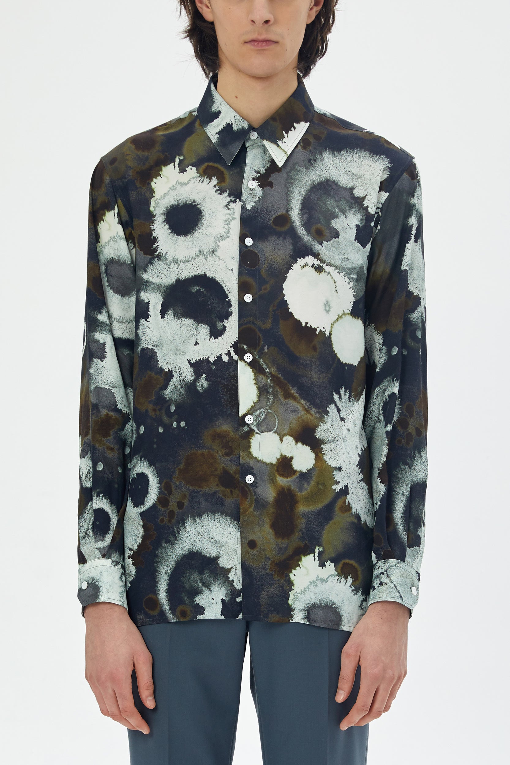 GREY CAMO-PRINT SHIRT - UNIFORME