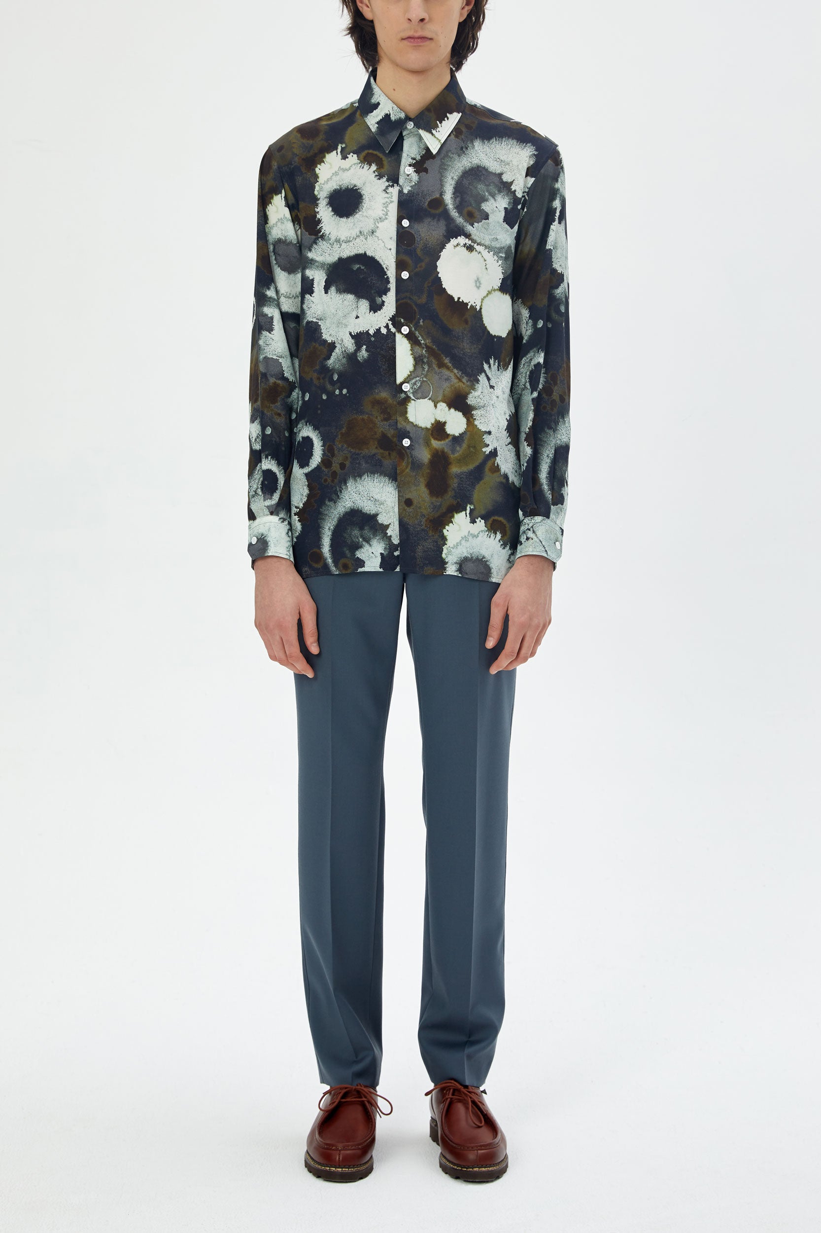GREY CAMO-PRINT SHIRT - UNIFORME 