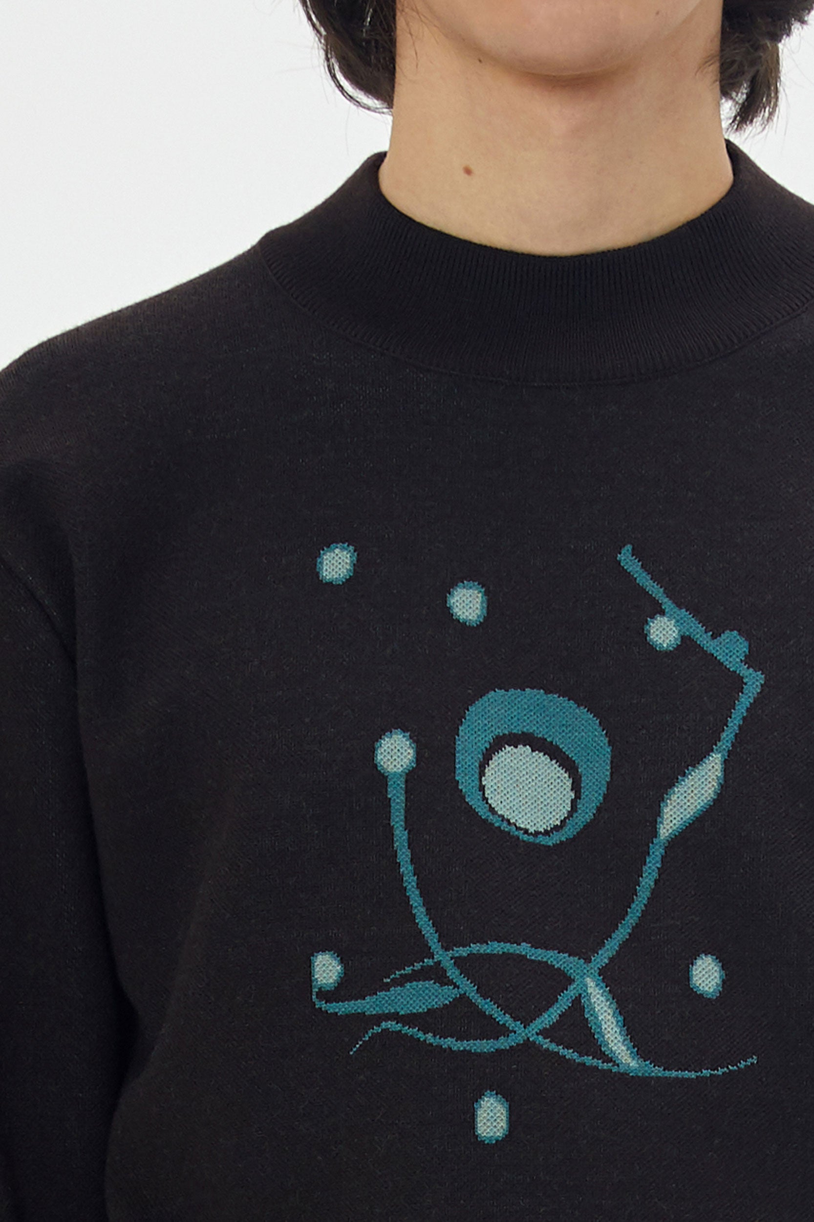 JACQUARD MERINO WOOL SWEATER - UNIFORME 