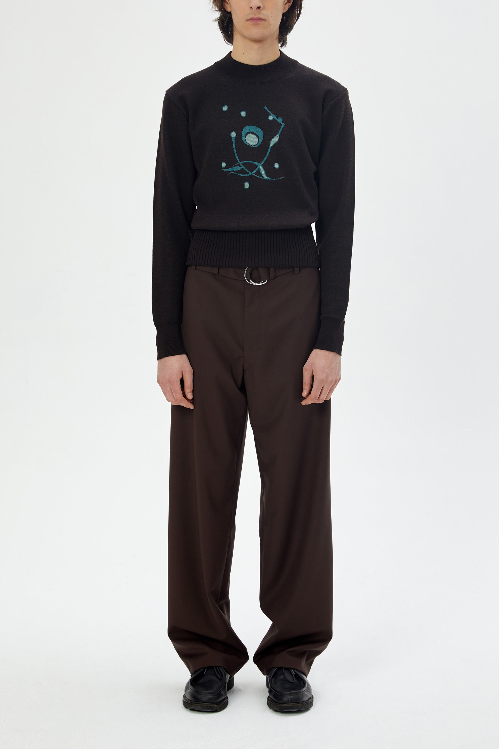 JACQUARD MERINO WOOL SWEATER - UNIFORME