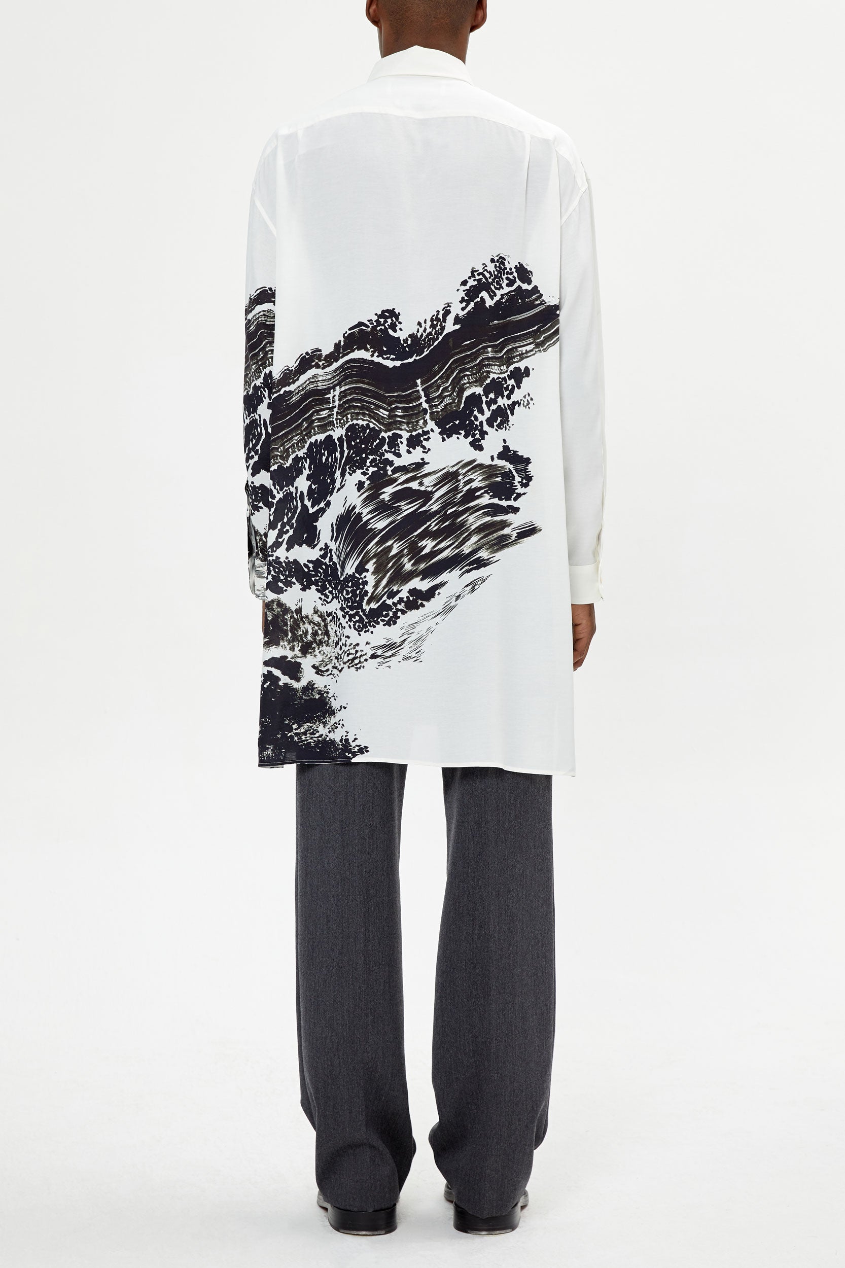 OVERSIZED PRINTED SHIRT x ABDELKADER BENCHAMMA  - UNIFORME 