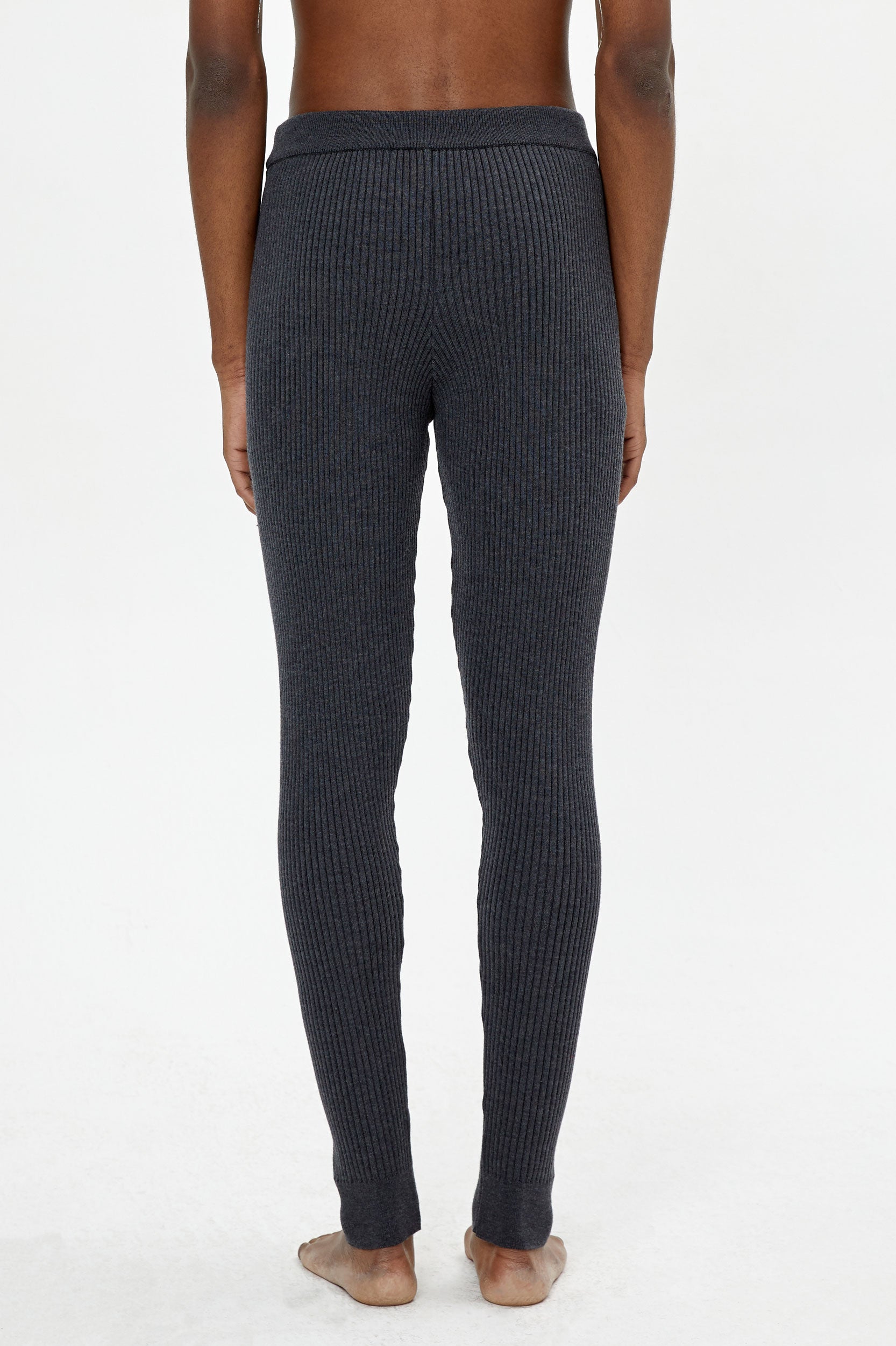 KNITTED LONG JOHNS PANTS IN FINE MERINO WOOL