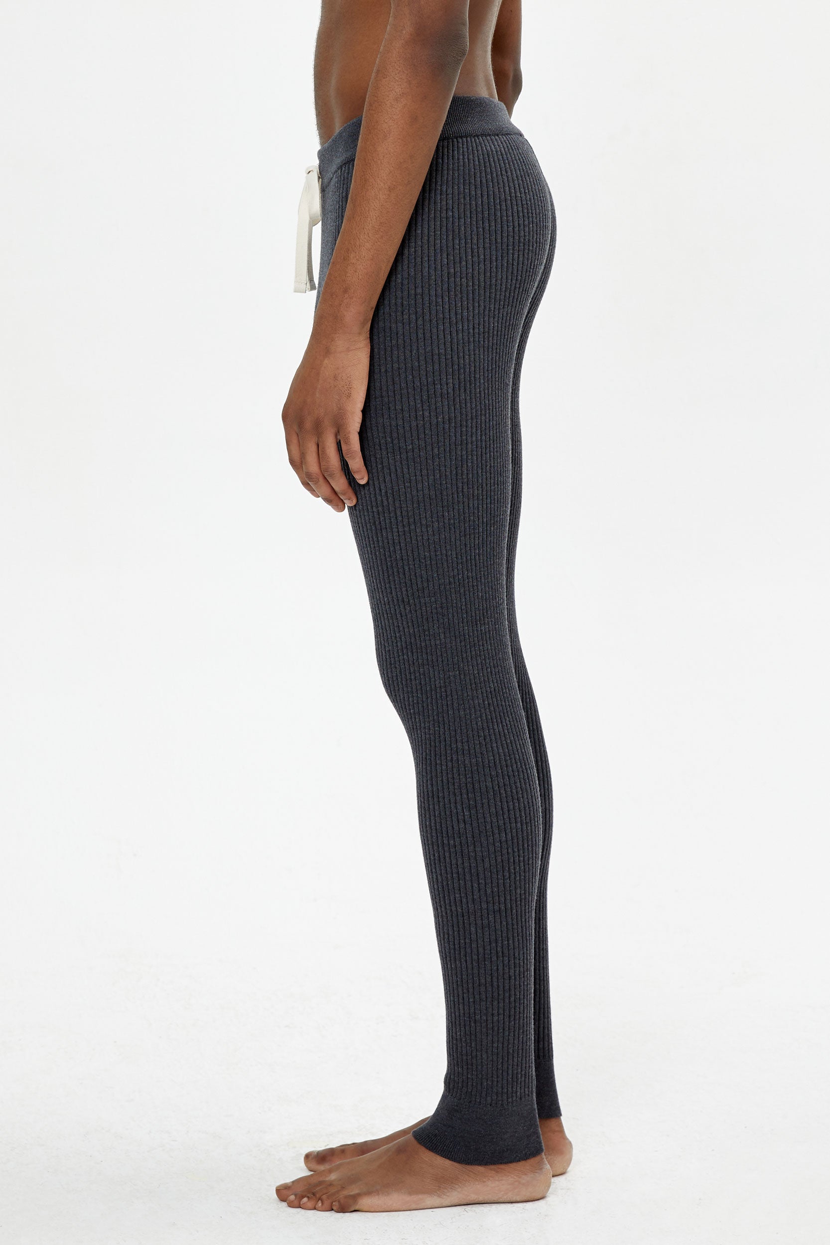 KNITTED LONG JOHNS PANTS IN FINE MERINO WOOL