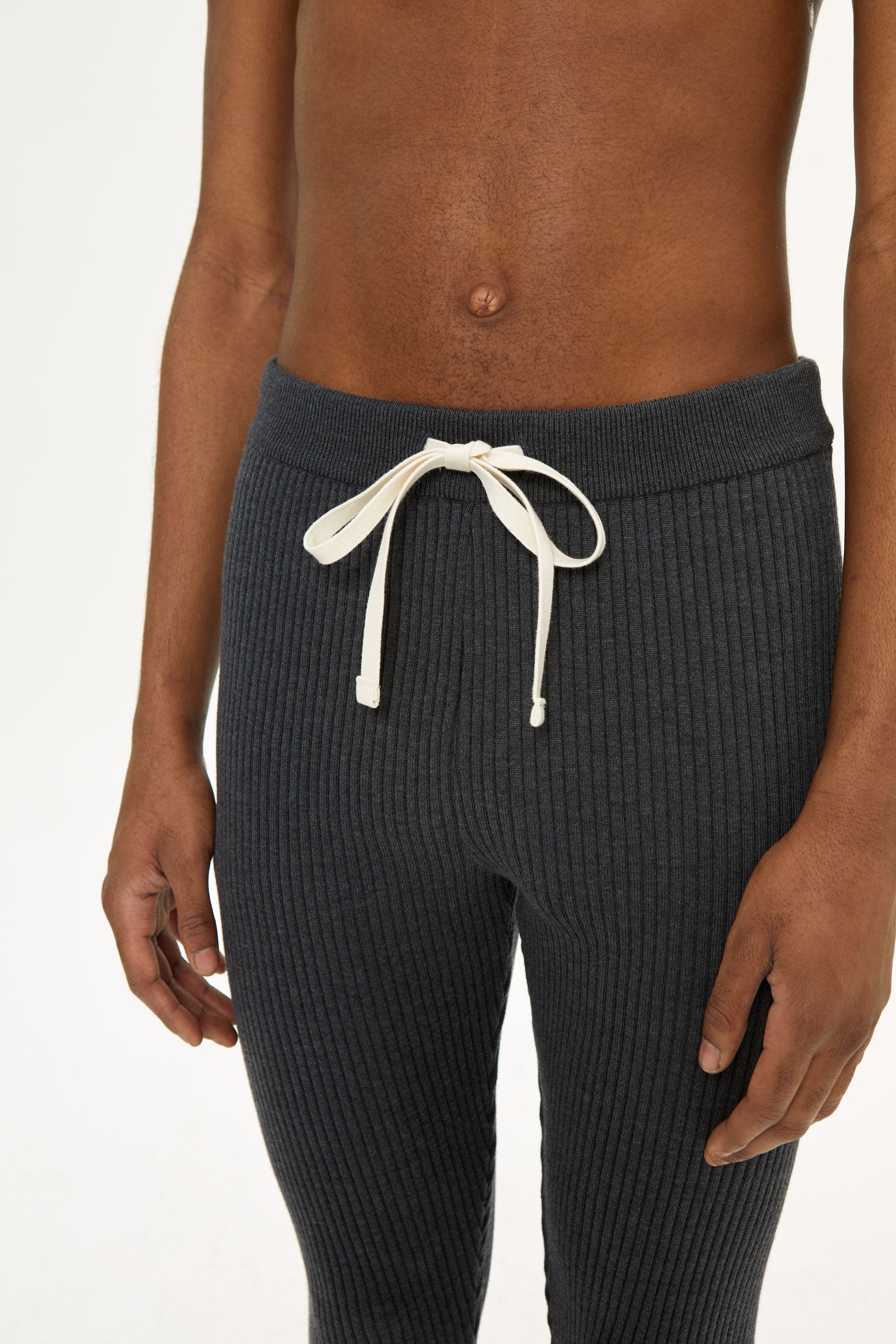 KNITTED LONG JOHNS PANTS IN FINE MERINO WOOL