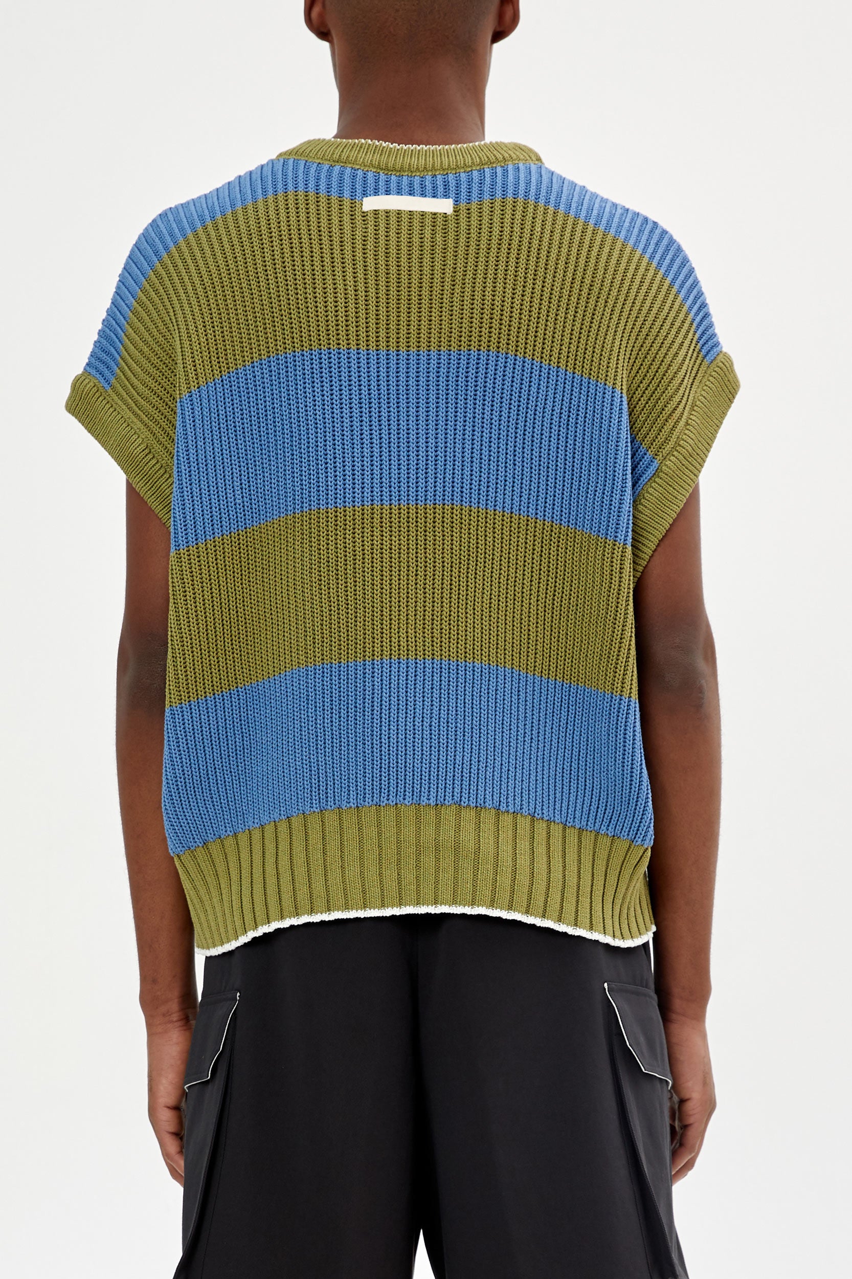 OVERSIZED STRIPY VEST