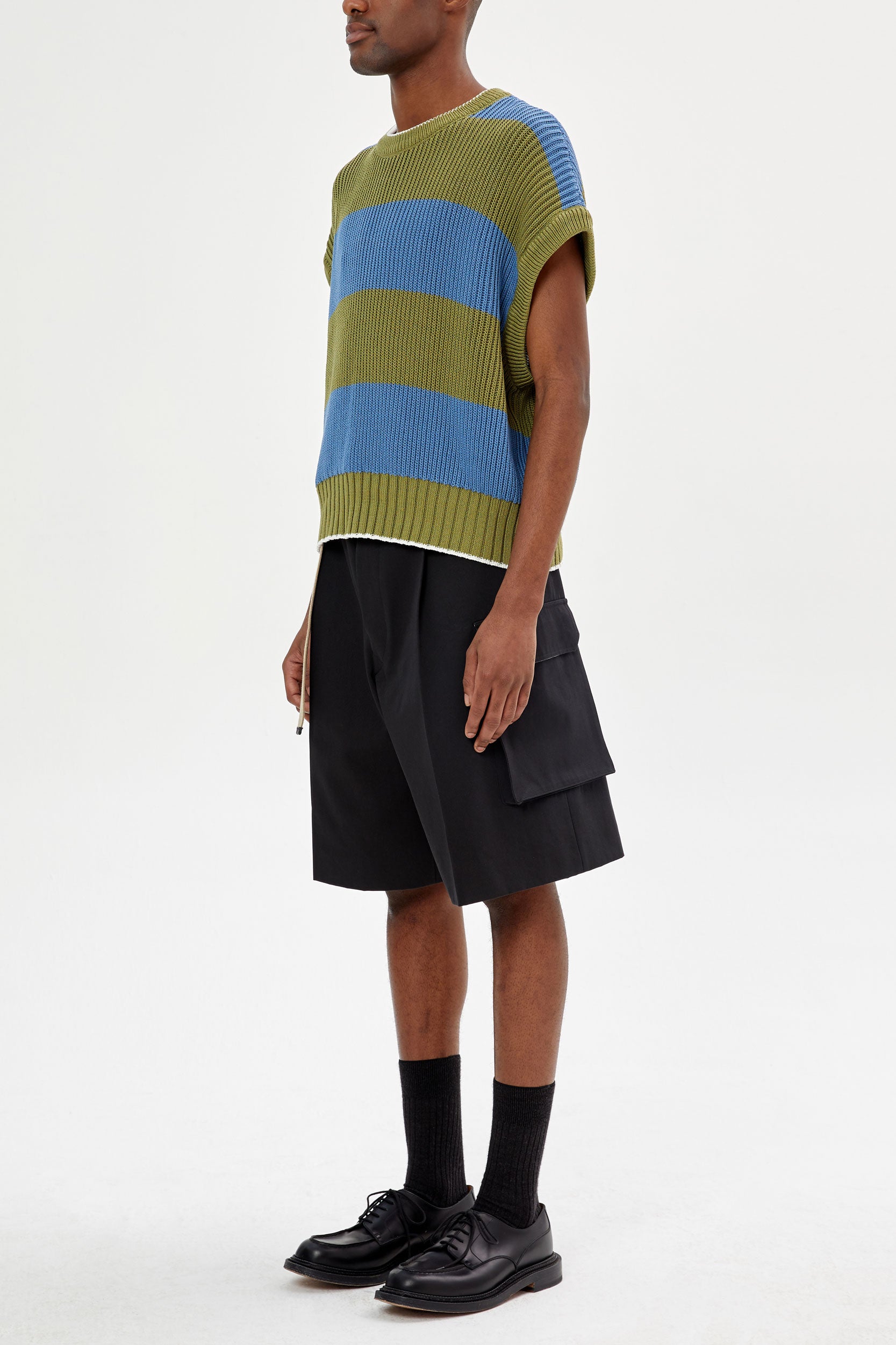 OVERSIZED STRIPY VEST
